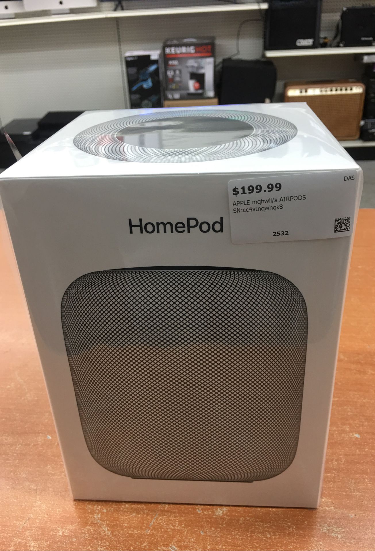 Homepod , space gray.