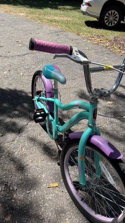 Kids BMX Bike Teal and Purple