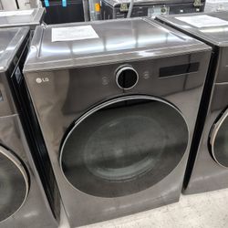 $899 LG 7.4 CU FT STACKABLE SMART GAS DRYER, TURBOSTEAM, AI SENSOR DRY, 1 YR WARRANTY