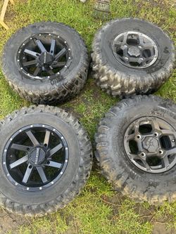 Rzr wheels with rims 14x7