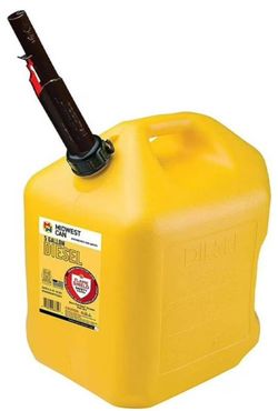5 Gallon Diesel Can With Diesel Gas