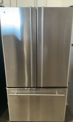 Kitchen Aid 3 Door Stainless Steel Fridge
