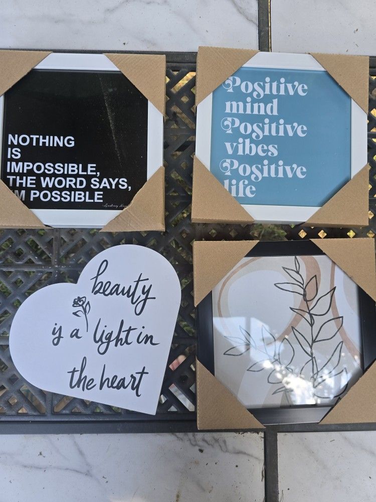 Wall/table Art Insperational