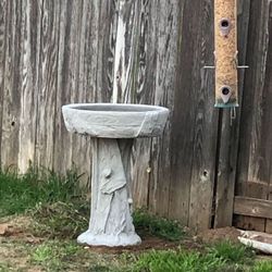 Concrete Birdbath