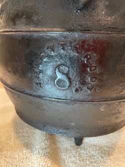 Jewett & Root Antique Cast Iron Cauldron