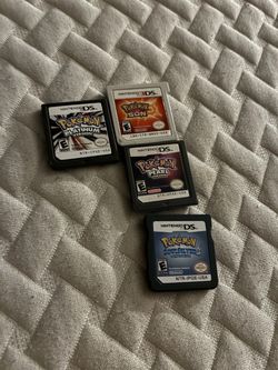 Pokémon DS & 3DS Game Cartridge Lot of 4