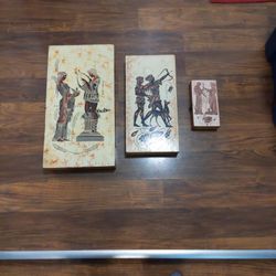 Backgammon Set. Wooden. Antique.