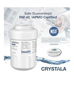 MWF Water Filter for GE Refrigerators, NSF 42 Certified GE Water Filter Replacement MWF, MWFP, MWFA, GWF, GWFA,