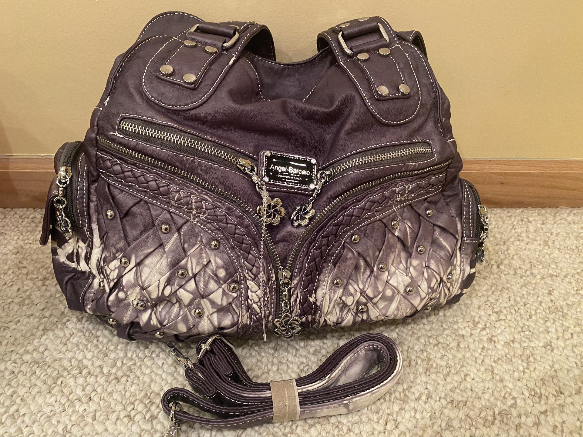 Angel Barcelo Women's Tote Shoulder Satchel Hobo Bag
