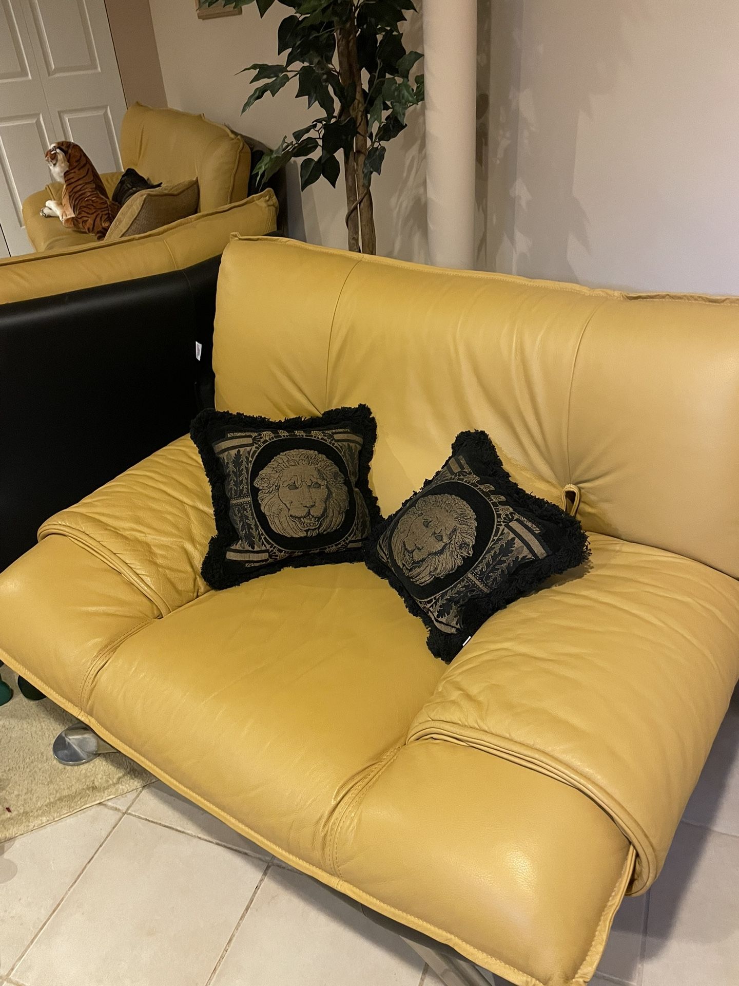 Real Leather Italian Set 3 Pieces