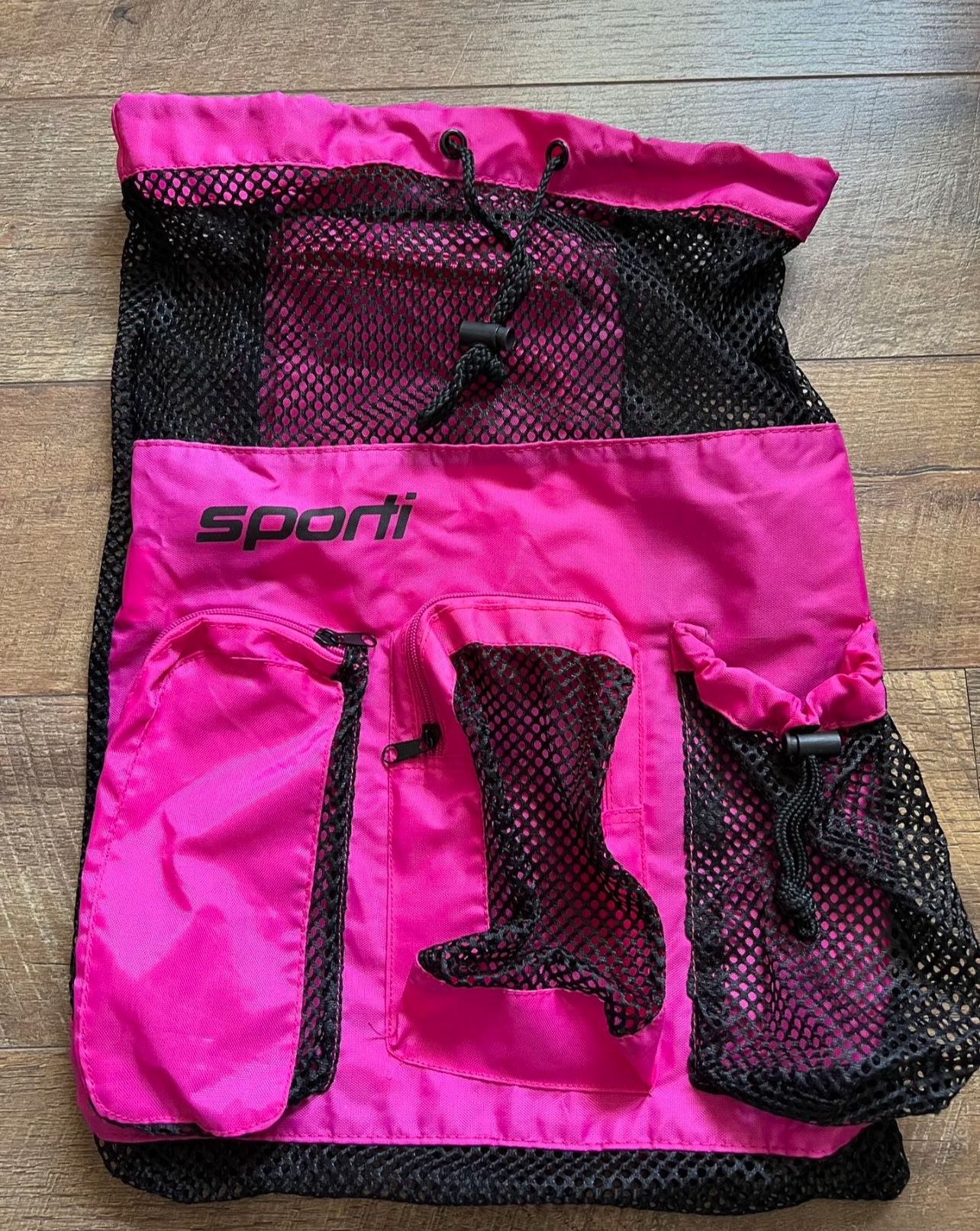 Sport Mesh Drawstring Bag