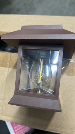 Solar pathway lights brown color brand new and new