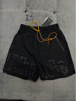 Rhude Black Swim Shorts