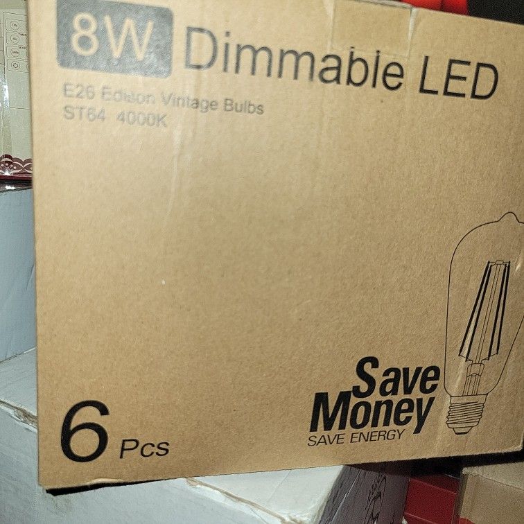 Edison Vintage Light Bulbs. 8w 40000k