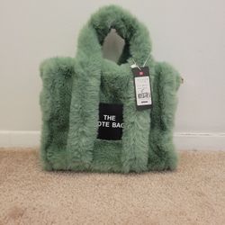 Faux Fur Tote Bag