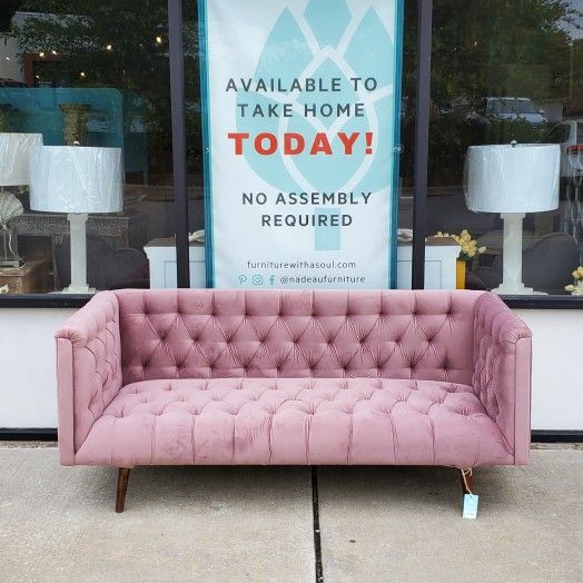 Plush Chesterfield Couch