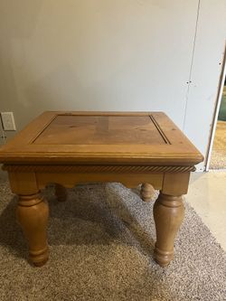 Wooden End Table