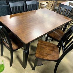 Owingsville Dinings Sets Dinings Tables and 6 Chairs Ashley 