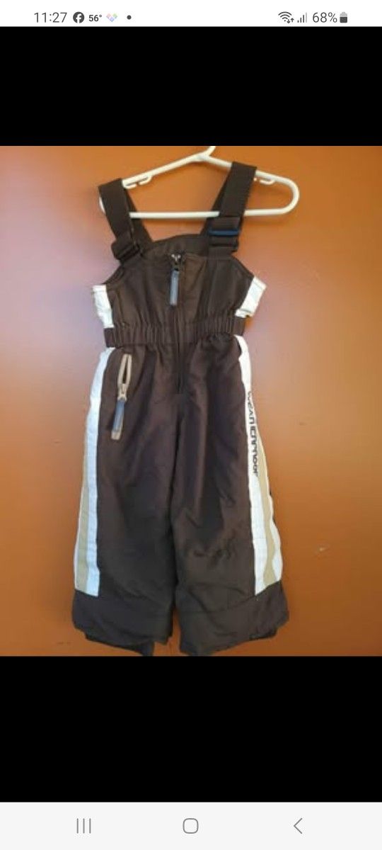 vintage Weatherproof Kids SNOW SKI Snowboard BIB OVERALL PANTS 2T Toddler snow suit