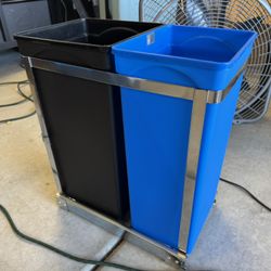 simplehuman 9.2 gal. 2-Bin Pull-Out Recycle Bin