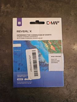 C-Map Reveal X Gulf of Mexico & Bahamas GPS Chart Card Model M-NA-T-204-R-MS