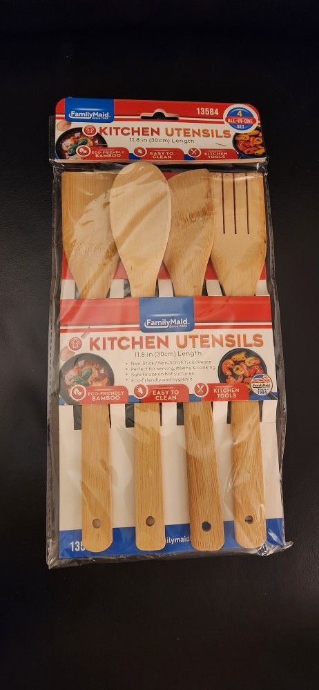 Wooden Kitchen Utensils 