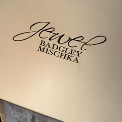 Jewel Badgley Mischka Crystal Heels – Size 9.5 – Worn Once