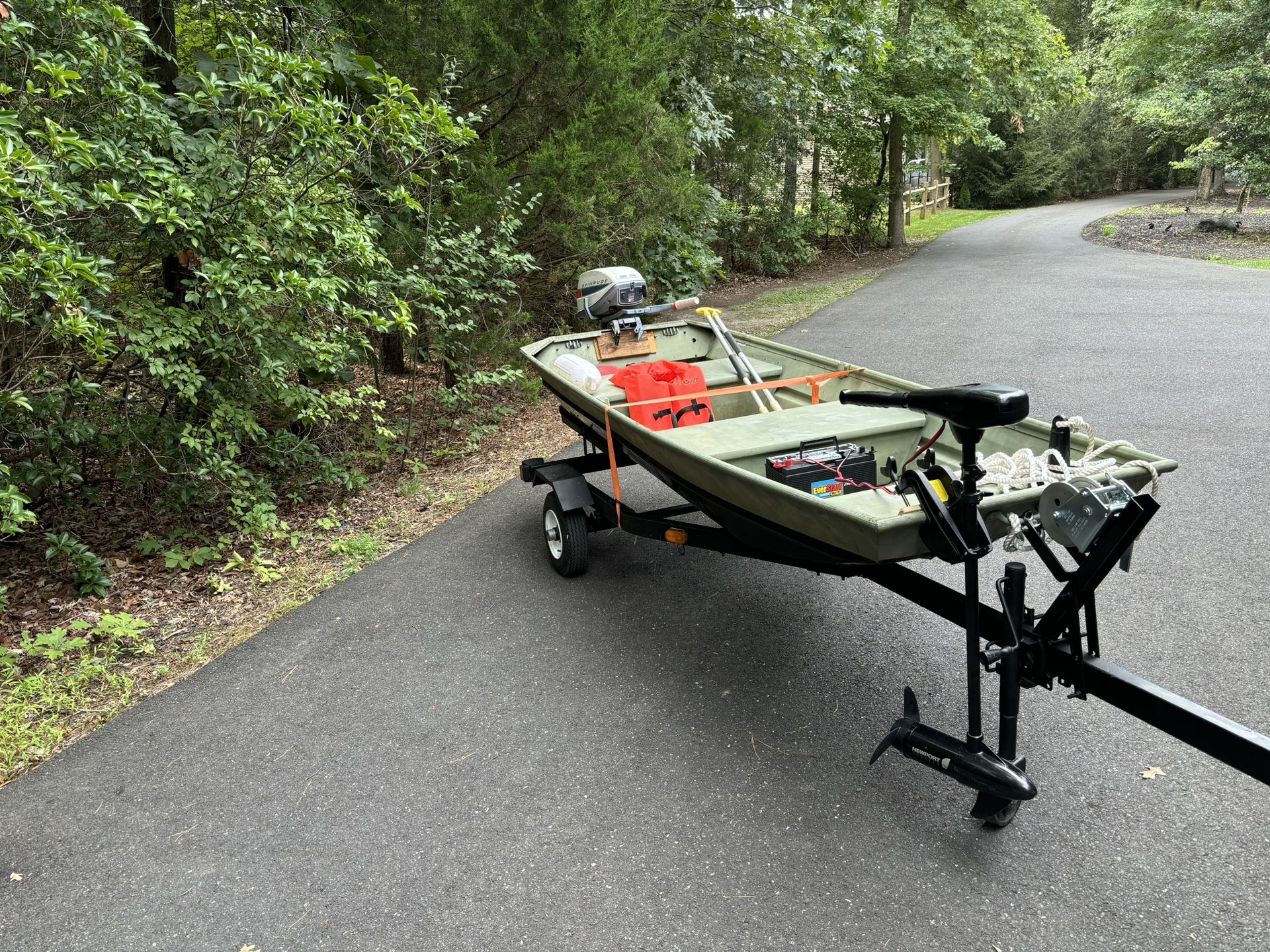 10ft Jon Boat Set Up 