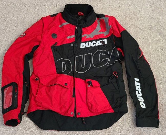 Ducati Scott Enduro Set Textile Jacket Tex Jacket & Protector Vest