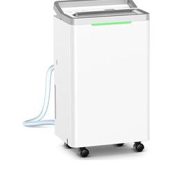 34 Pints Dehumidifier for Basement, 2500 Sq. Ft Dehumidifiers for Home with Drain Hose, Quiet Dehumidifier for Bedroom, Bathroom, 24HR Timer, 3-Color
