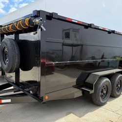 DUMP TRAILER 8X4X12 SMOOTH WALLS 