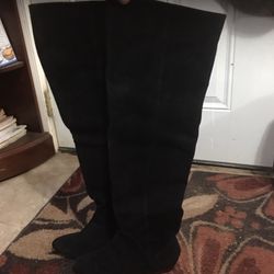 Thigh High Black Boots