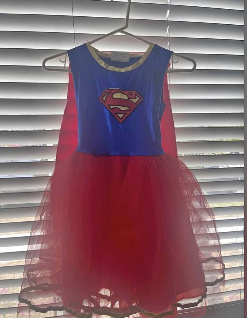 Girls Superwoman Costume