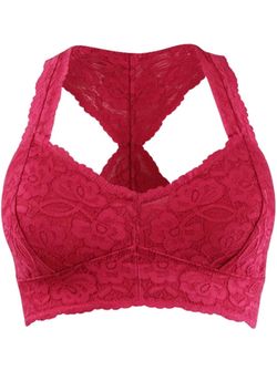 Free People Intimately Wireless Bralette Red M