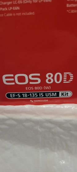 New Canon Camera $1200 EOS 80D