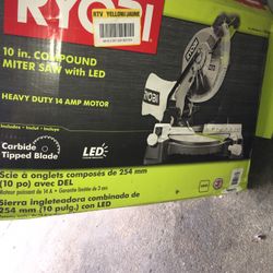 Ryobi Miter Saw And Quick Stand 