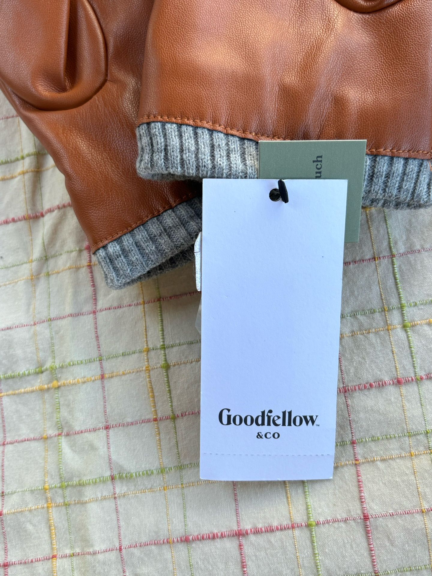Good Fellow & Co brown Leather Gloves 