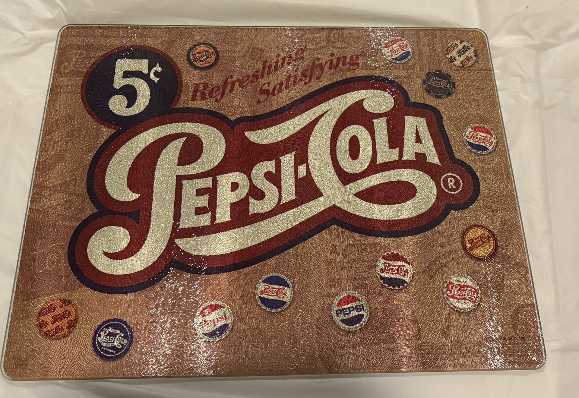 Pepsi Glass Cutting Board