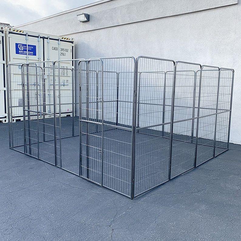 $360 (New in Box) Heavy duty 10x10x5ft tall pet playpen 16-panel dog crate kennel exercise cage fence