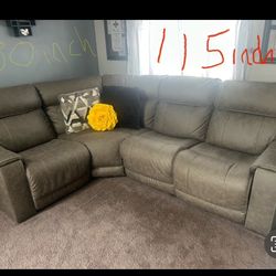 Couch for sale!! Sectional with full recline.
