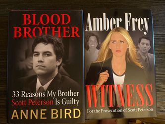 Set of 2 Hardcover books on Scott Peterson