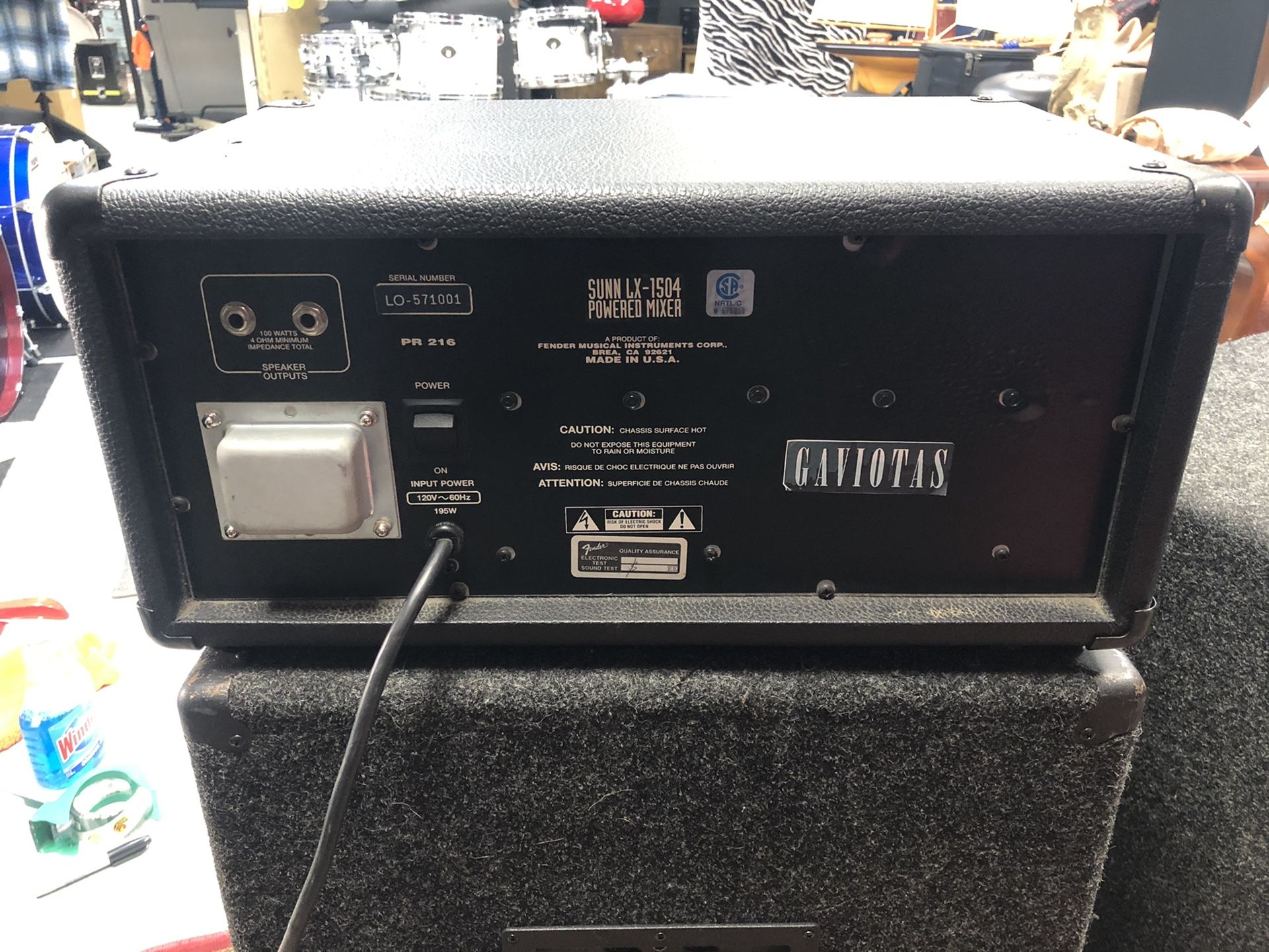 Sunn LX 1504 By Fender Powered Mixer for Sale in Vista, CA OfferUp