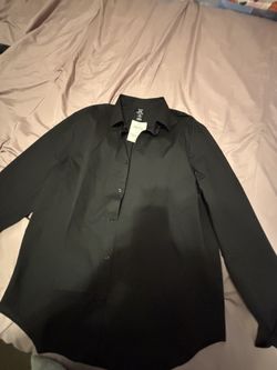 H&M Black Dressy Shirt
