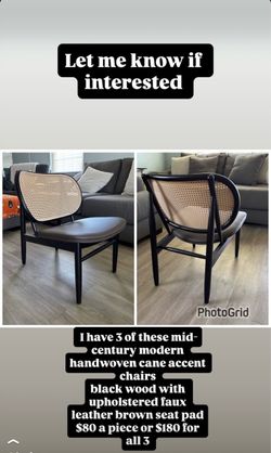 Modern chairs
