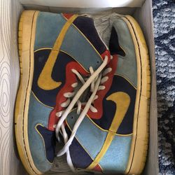 2010 Men’s Nike SB Dunk High Premium Pac-man Pacmans Used Size 11 Og Box