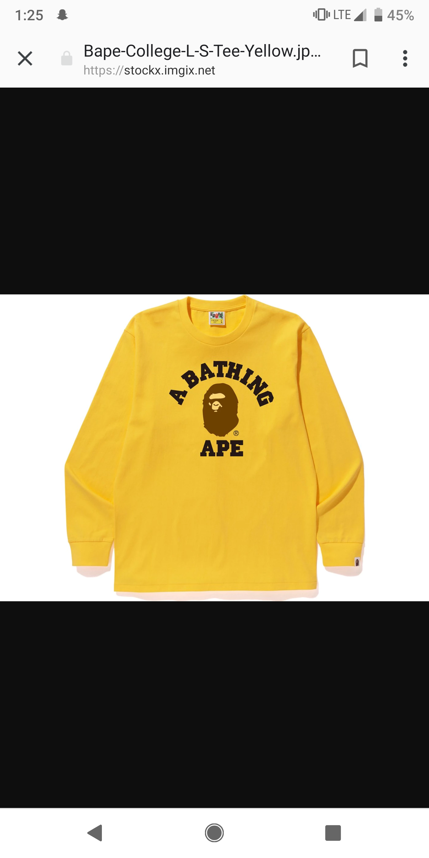 Bape long sleeve shirt brand new size M