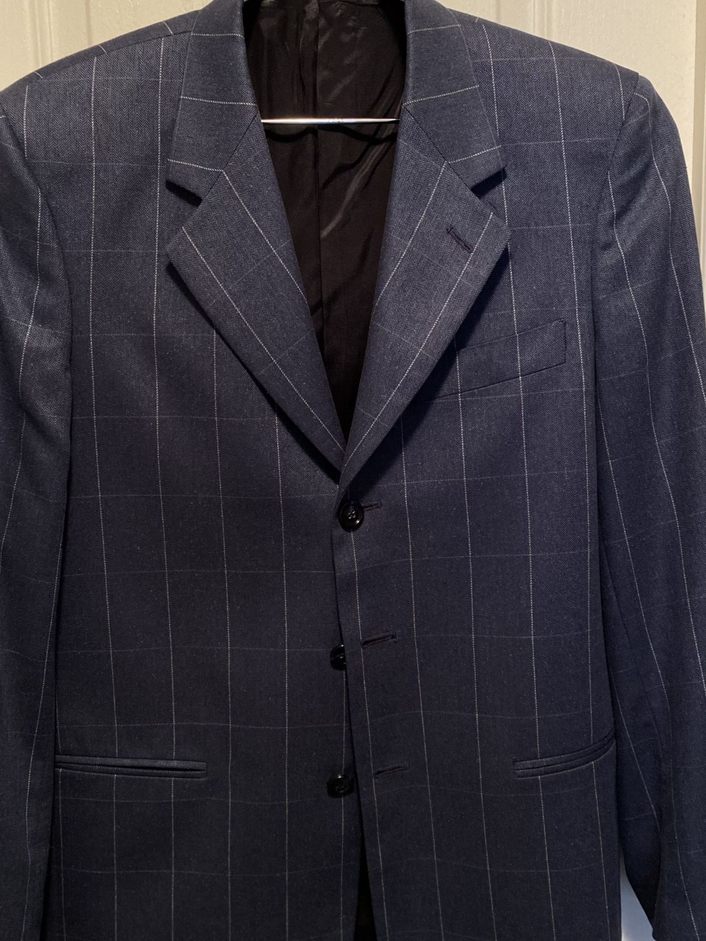 Nicole Miller Bonino Tessuti 100% Wool Blazer Size 20R