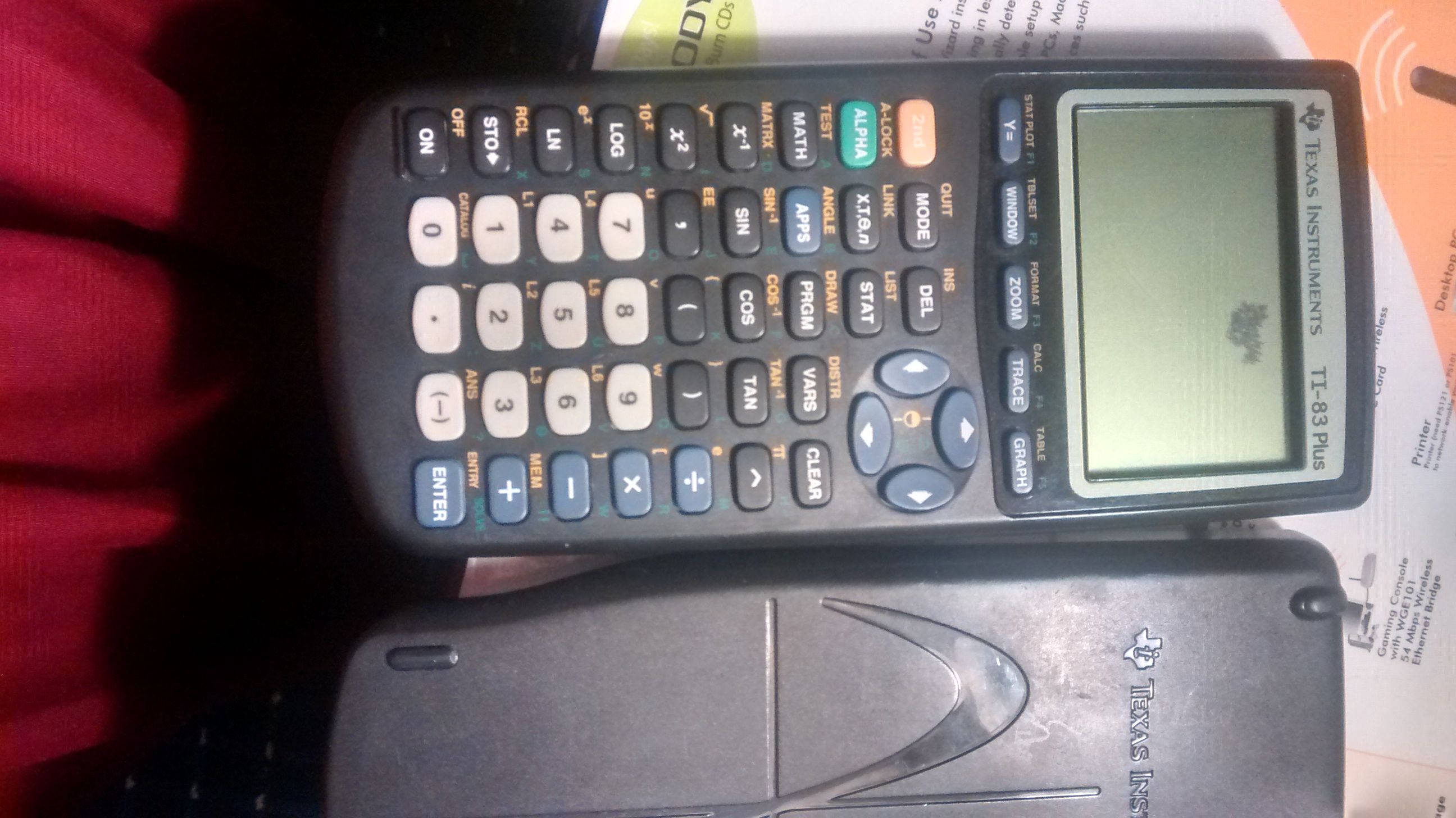 Texas to 83 plus graphic calculator