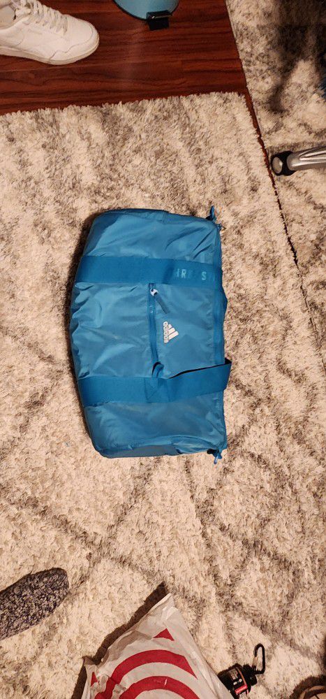 Blue Adidas Duffle Bag
