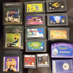 Gameboy Advance, DS and Color games